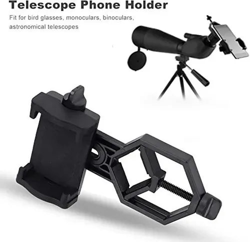 Adaptador Universal para Teléfono Celular | Compatible con Telescopios, Binoculares, Monoculares y Microscopios